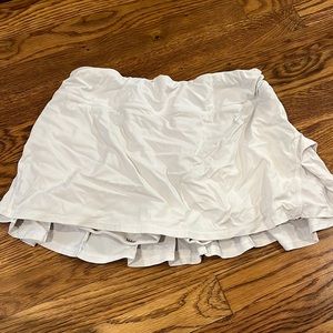 White Low Rise Lululemon Skirt